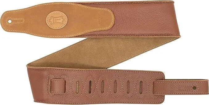 3" Padded Garment Leather Guitar Strap