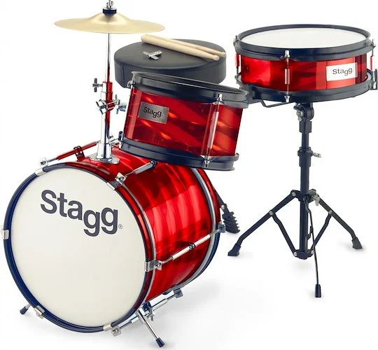 3-piece junior drum set with hardware, 8" / 10" / 12"