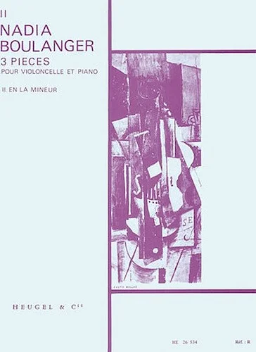 3 Pieces - No. 2 In A Minor (cello & Piano)