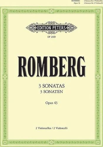 3 Sonatas for 2 Cellos Op. 43<br>