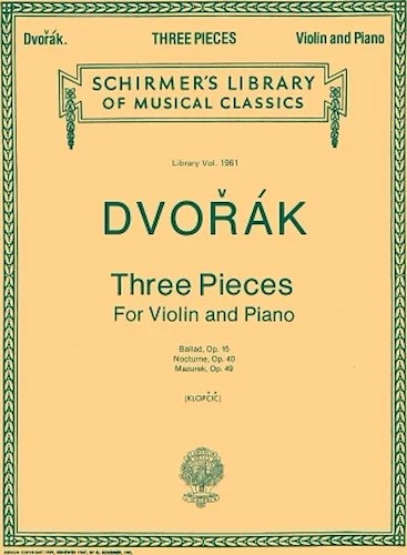 3 Violin Pieces