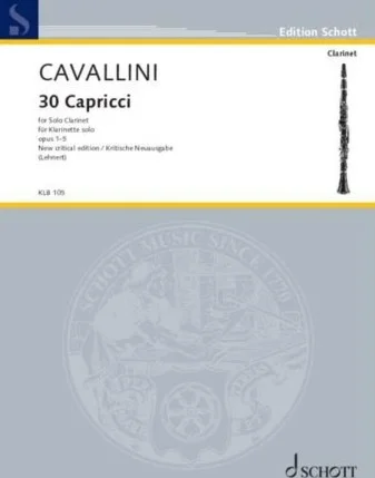 30 Capricci - for Clarinet Solo