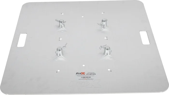 30" X 30" 8mm Aluminum Base Plate for F34 and F33 Trussing Fits Most Manufacturers W-Conical Connectors