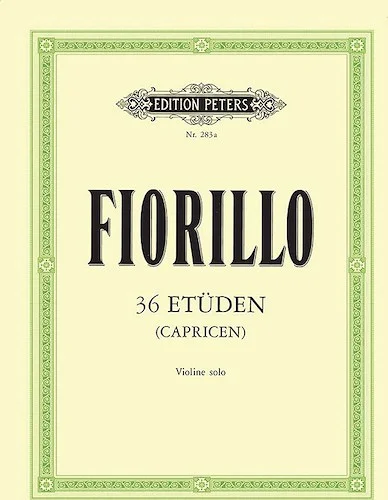 36 Etudes (Caprices) for Violin<br>