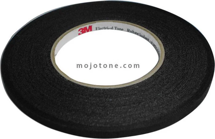 3M #11 Black Cloth Pickup Coil Tape (.260 X 72 Yards)