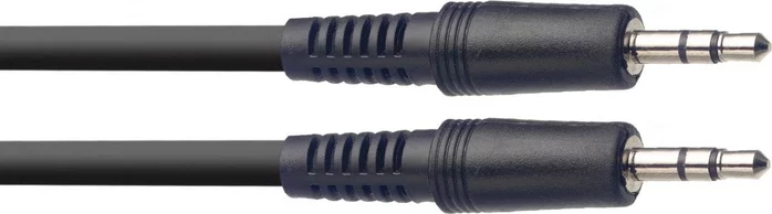 Audio cable, mini jack/mini jack (m/m), 3 m (10')