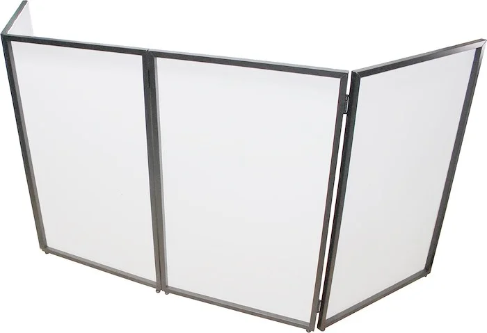 4 Panel DJ Facade Black Panels W/Carry Bag Incl 4 Black & 4 White Scrims