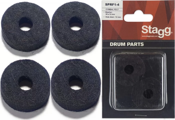 4 x felt washers for Cymbal (in blister package)