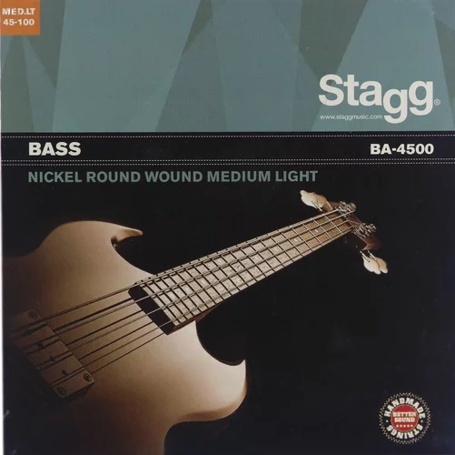 Stagg BA-4500 Medium-Light Nickel String Set for Bass Guitar