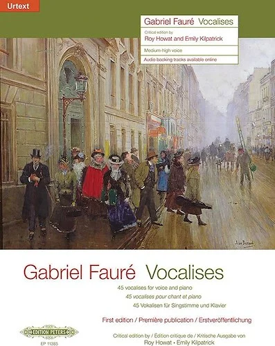 45 Vocalises for Voice and Piano (Medium-high Voice)<br>First Edition, Urtext