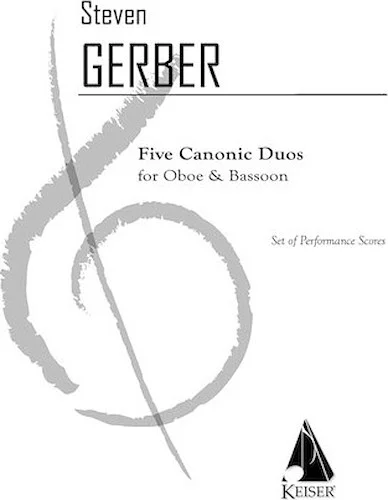 5 Canonic Duos for Oboe and Bassoon
