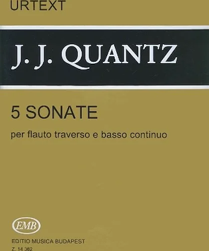 5 Sonatas - for Flute and Basso Continuo