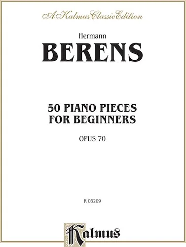 50 Piano Pieces for Beginners, Opus 70