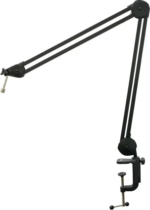 512-BBA - Adjustable Microphone Boom Arm for Podcasting, Broadcasting, Streaming, and Recording