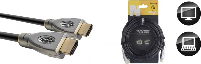 N series HDMI 1.4 video cable, HDMI A / HDMI A (m/m), 5 m (16')
