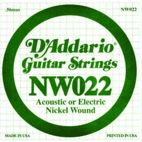 5PK NICKEL RND WND .022 GAUGE