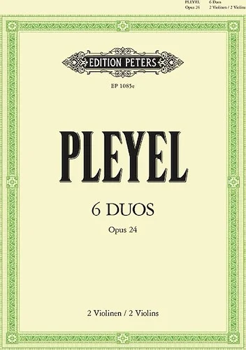 6 Duets Op. 24 for 2 Violins<br>Set of Parts