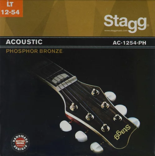 Stagg Light AC-1254-PH Phosphor Bronze Strings for Acoustic Guitar Image