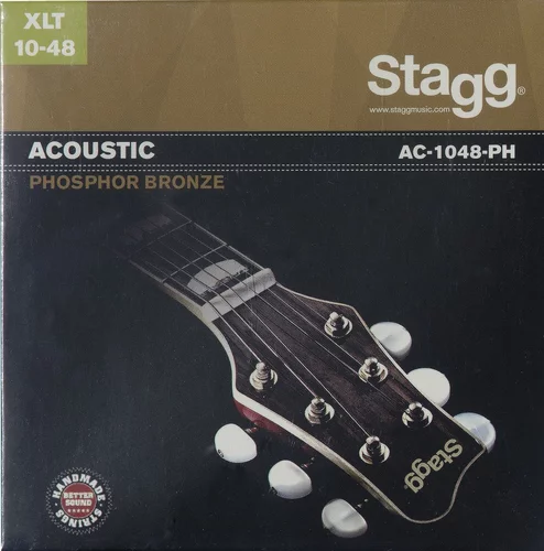Stagg Extra Light AC-1048-PH Phosphor Bronze Strings for Acoustic Guitar