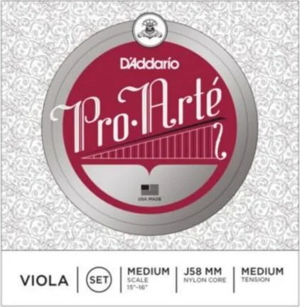 6-VIOLA STG SET MEDIUM,PRO ARTE