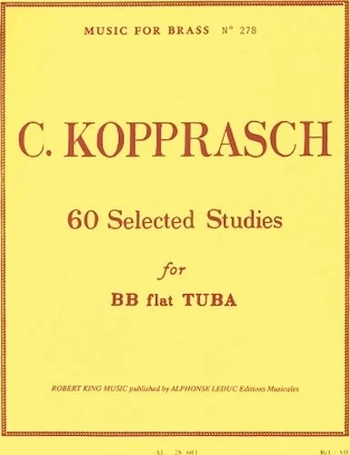 60 Selected Studies for Tuba - Music for Brass No. 278