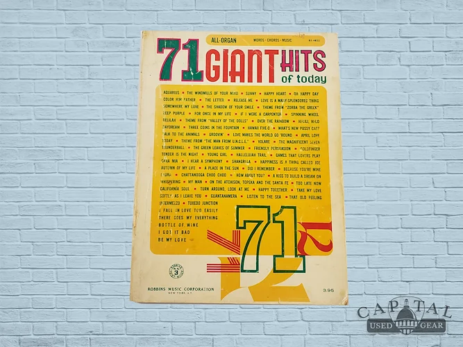 71 Giant Hits of Today All-Organ (Used)
