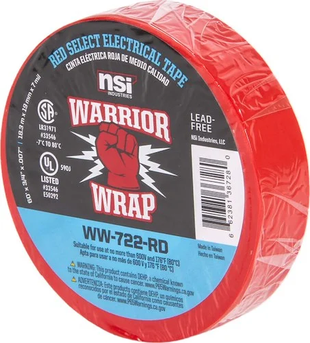 7mil Select Purpose Vinyl Electrical Tape Red