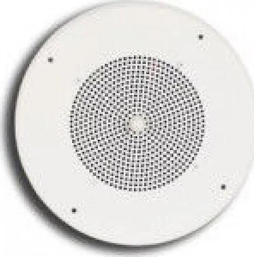 8" Ceiling Speaker Assembly (White, Recessed Volume Control)