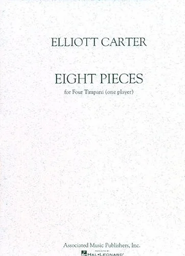 8 Pieces for 4 Timpani - (One Player)