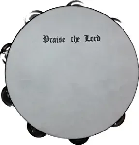 8" 'Praise the Lord' Tambourine, Double