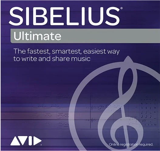 9938-30121-00 Sibelius Ultimate 1Y Subscription TRADE-UP from Full Finale, Mosaic, Notion and Encore<br> (Download)