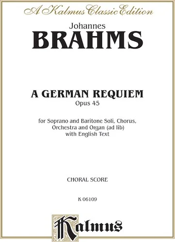 A German Requiem, Opus 45