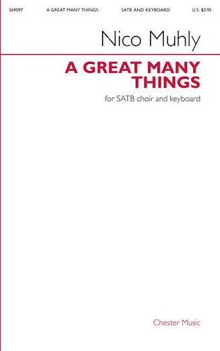 A Great Many Things - Solo Soprano, SATB, and Keyboard