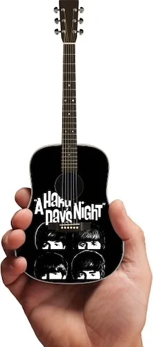 A Hard Days Night Fab Four Tribute - Officially Licensed Miniature Guitar Replica