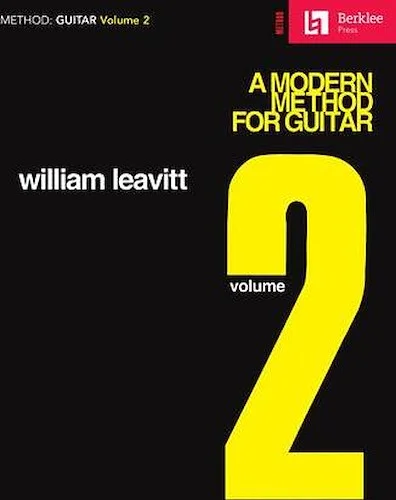 A Modern Method for Guitar - Volume 2