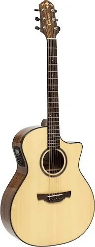 Able series 600, Grand auditorium electric-acoustic guitar with solid spruce top