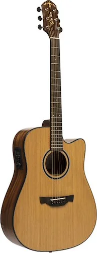 Able series 630, Dreadnought electric-acoustic guitar with solid cedar top