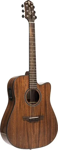 Able series 635, Dreadnought electric-acoustic guitar with solid mahogany top