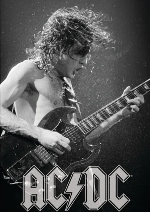 AC/DC Angus Live Poster