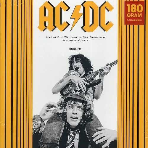 AC/DC - Live At Old Waldorf In San Francisco, September 3rd, 1977 (180g) (red vinyl)