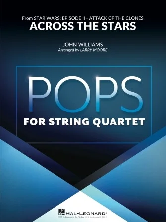 Across the Stars - for String Quartet
Love Theme from Star Wars Episode 2 - Attack of the Clones