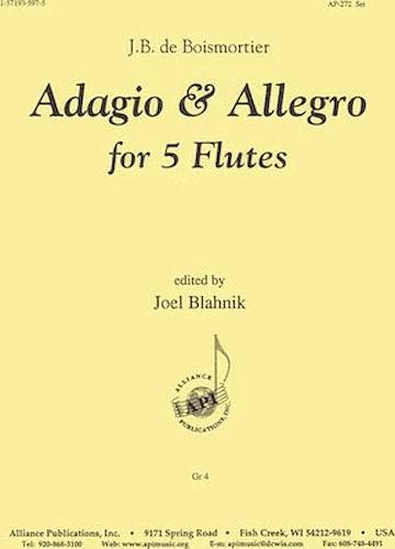 Adagio & Allegro Fr Concerti I & Ii - 5 Fl