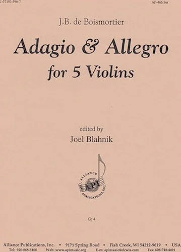Adagio & Allegro Fr Concerto I - Vln 5