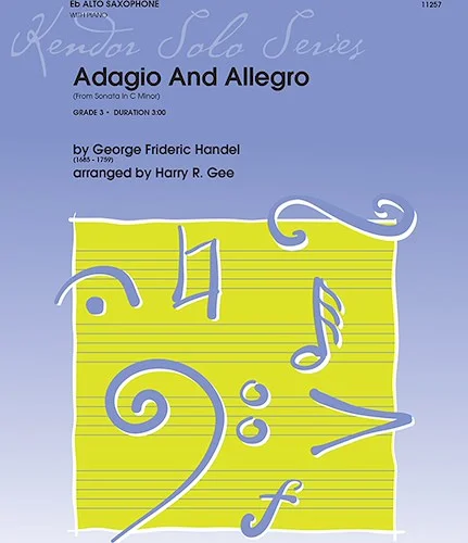 Adagio And Allegro (From Sonata In C Minor) - (From Sonata In C Minor)