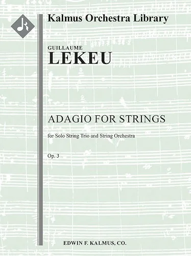 Adagio for Strings, Op. 3<br>