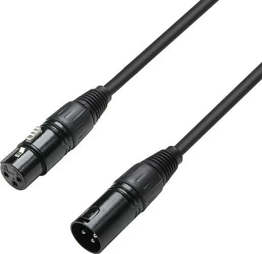 Adam Hall Cables 3 STAR DMF 1000 - DMX Cable XLR male to XLR female 10 m