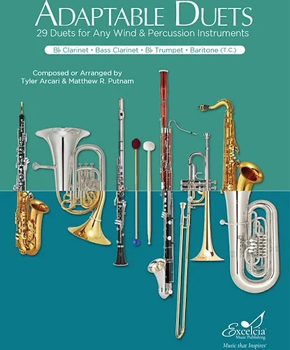 Adaptable Duets - 29 Duets for Any Pair of Wind Instruments