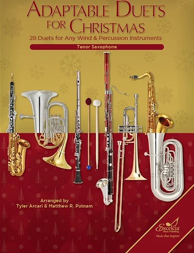 Adaptable Duets for Christmas - 28 Duets for any Wind and Percussion Instruments