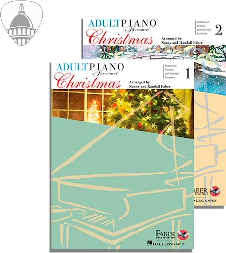 Adult Piano Adventures Christmas Piano Course Book - 2 in 1