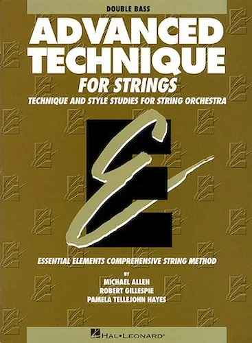 Advanced Technique for Strings (Essential Elements series) - Double Bass
